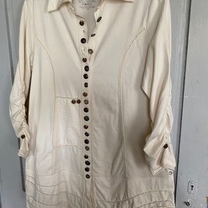 Neon Buddha Jacket Coat Metal Detailing M BOHO